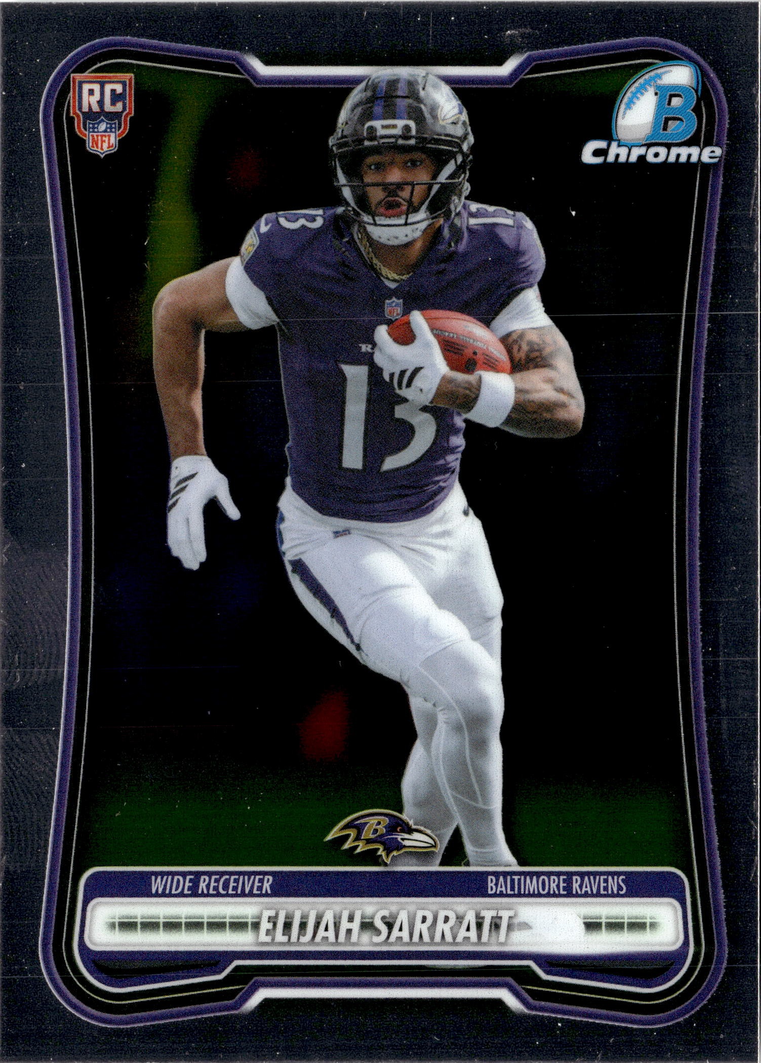 2026 Bowman Chrome Elijah Sarratt graded slab