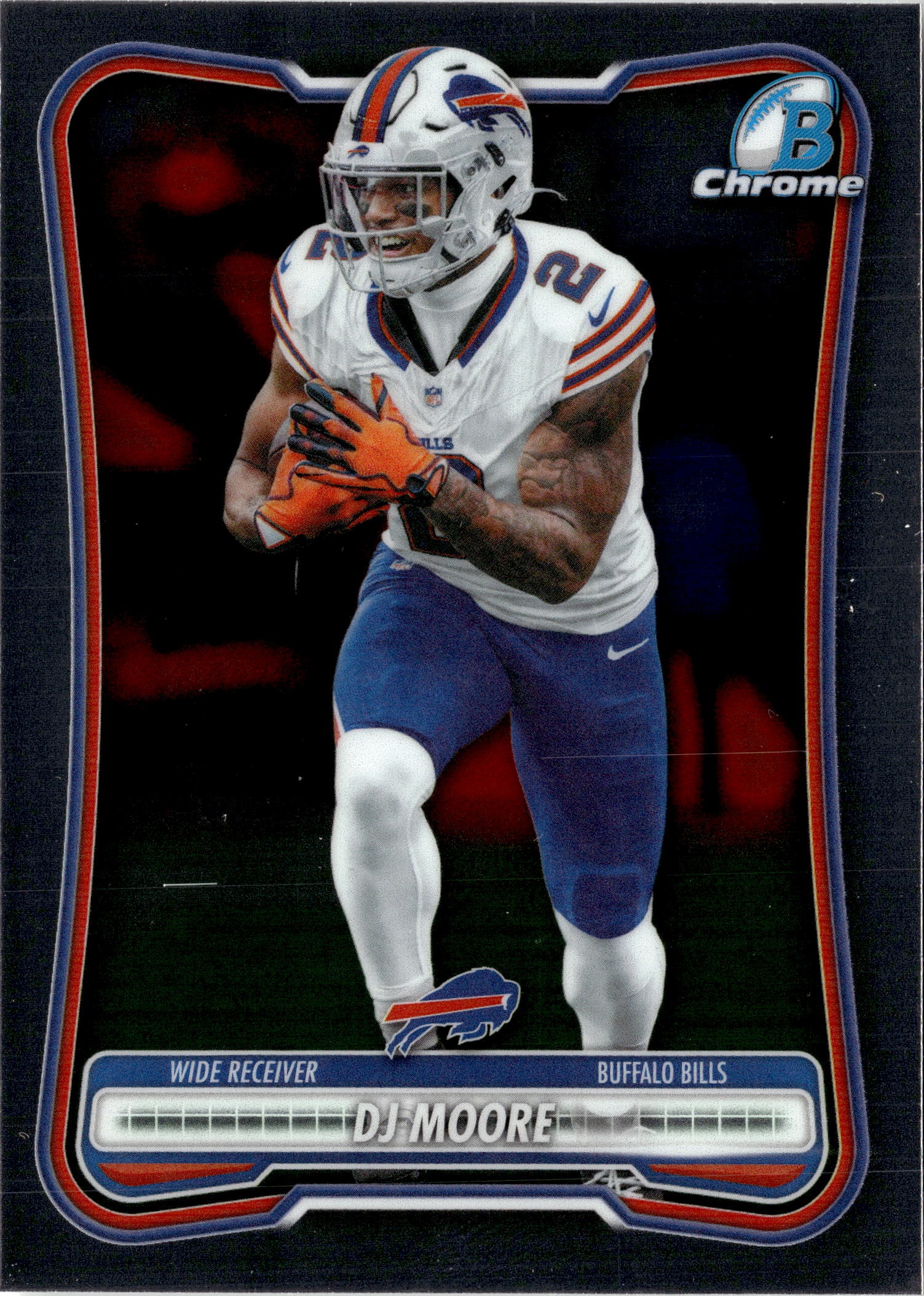2026 Bowman Chrome Dj Moore graded slab