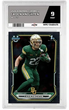 2026 BOWMAN CHROME U #BCP-15 CADEN KNIGHTEN MPE 9 MINT — graded card up for auction