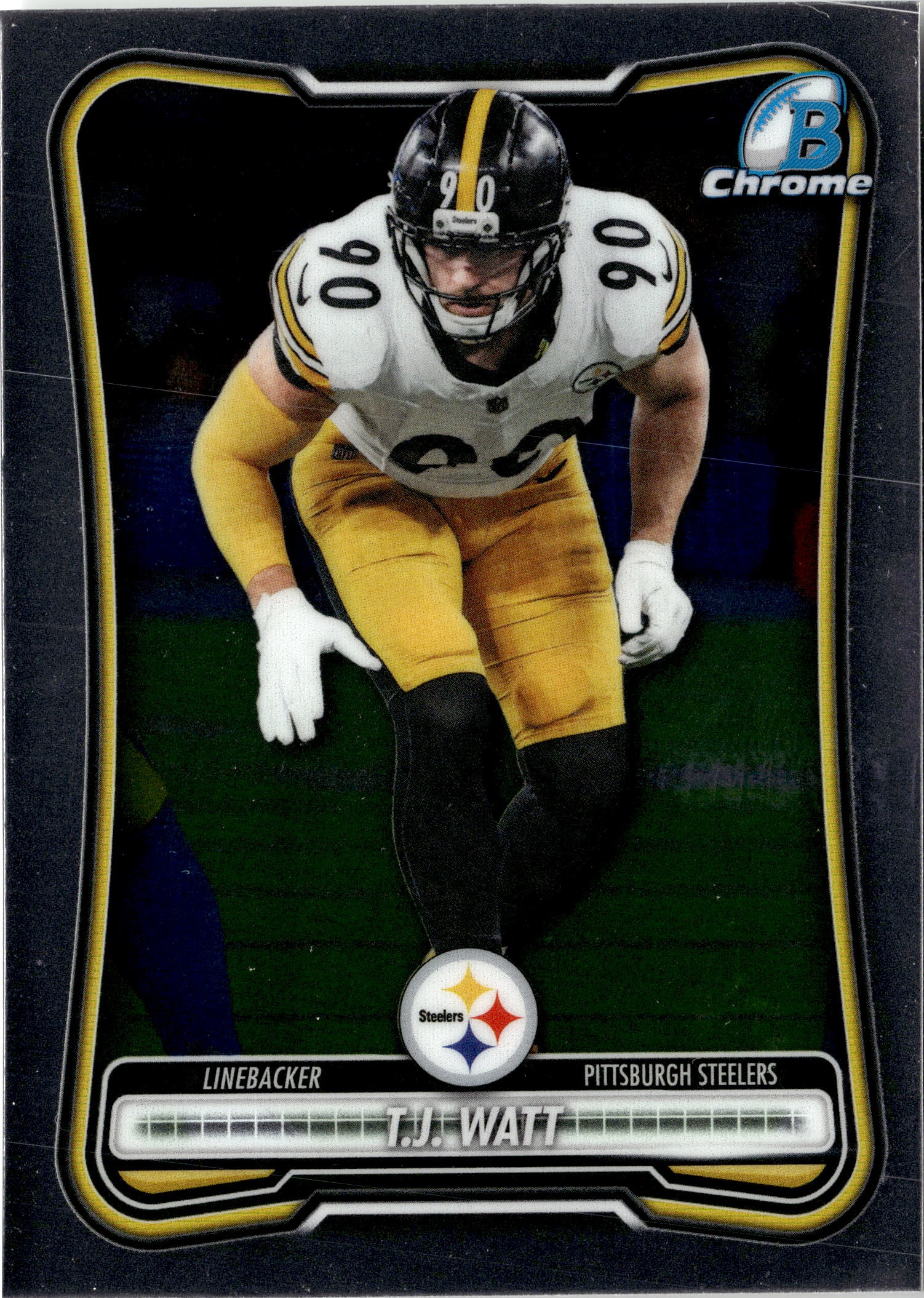 2026 Bowman Chrome T.J. Watt graded slab