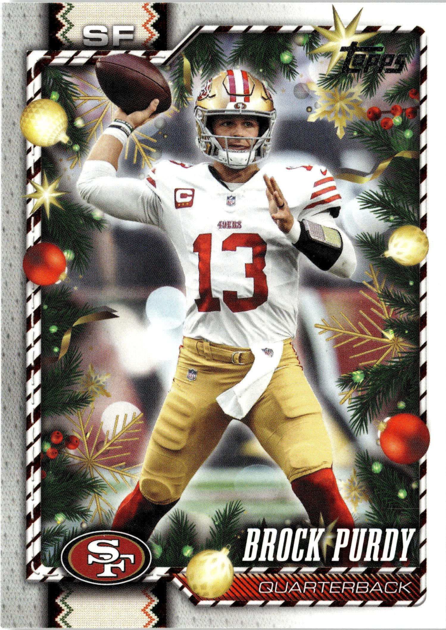 2026 Topps Holiday Brock Purdy graded slab