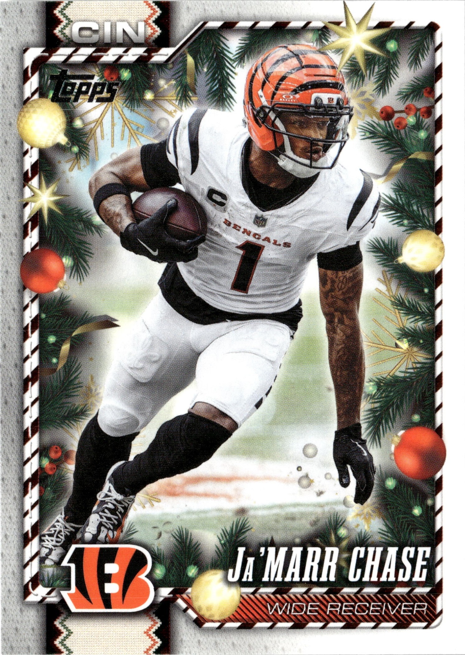 2026 Topps Holiday Ja'Marr Chase graded slab