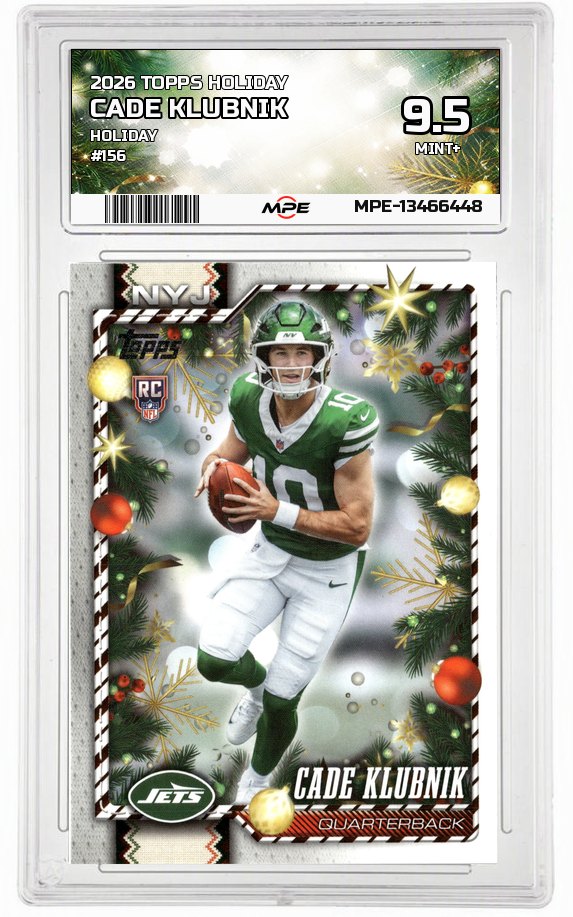 2026 TOPPS HOLIDAY HOLIDAY #156 CADE KLUBNIK MPE 9.5 MINT+ — graded card auctioned from the MPE vault