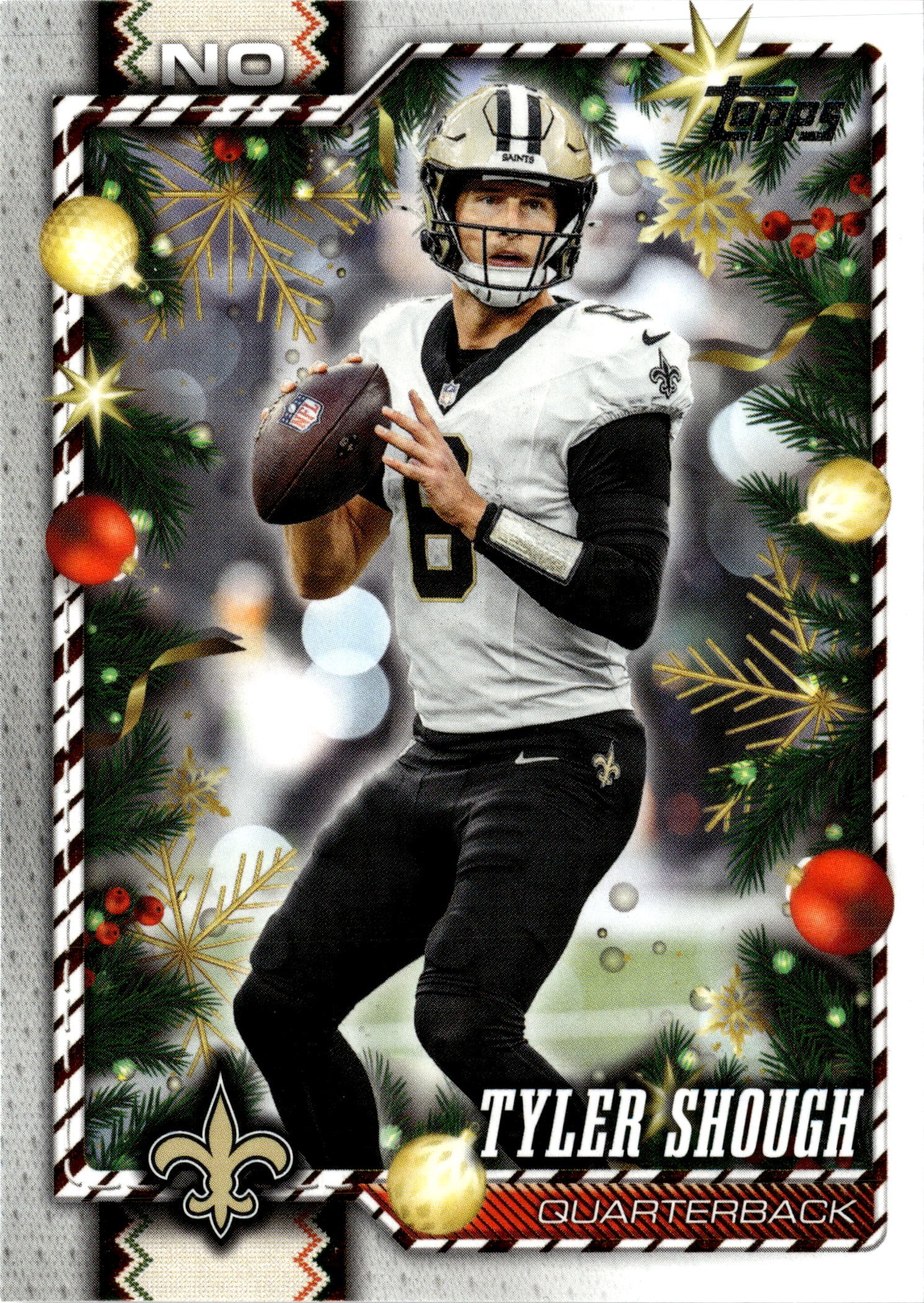2026 Topps Holiday Tyler Shough graded slab