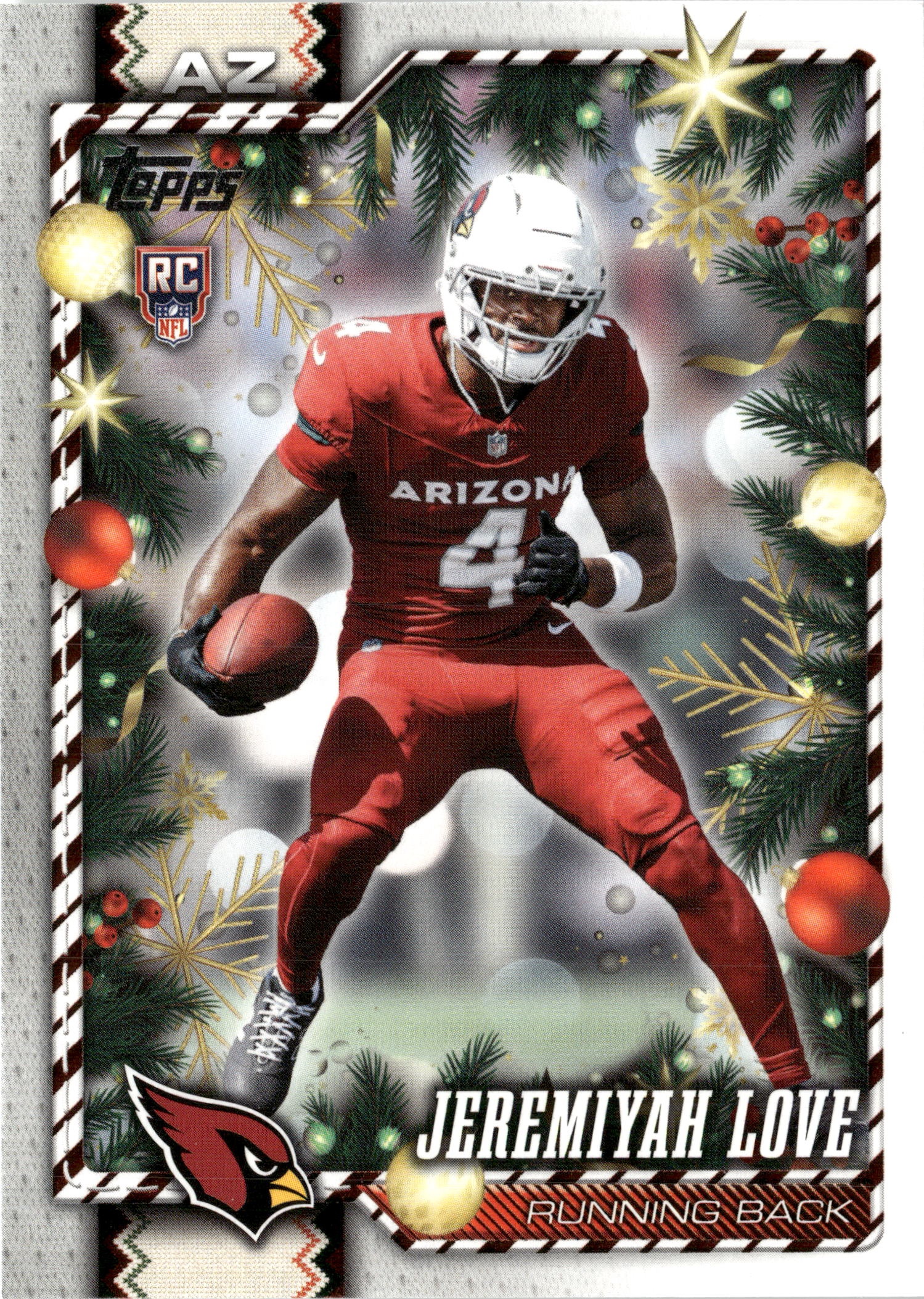 2026 Topps Holiday Jeremiyah Love graded slab