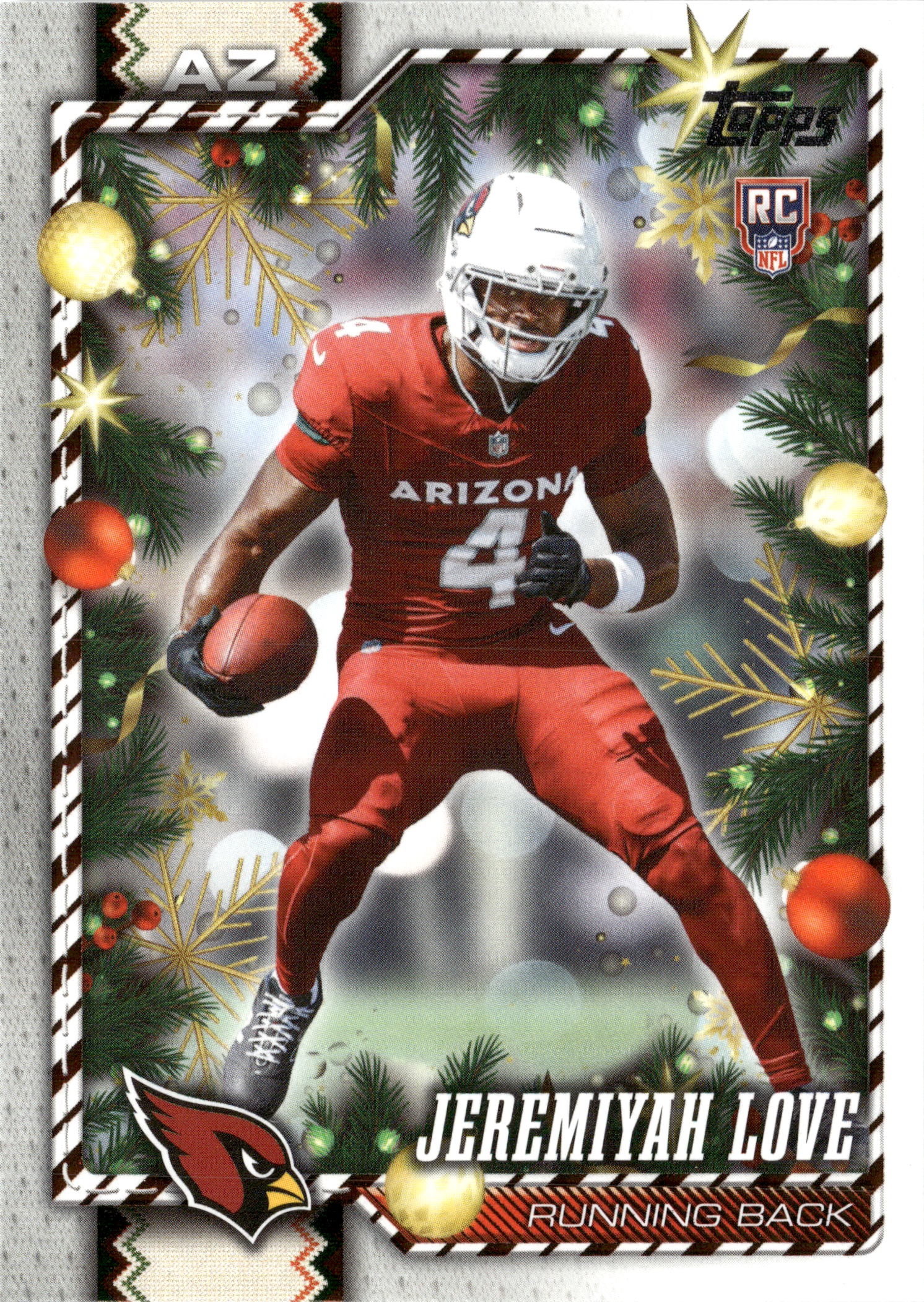 2026 Topps Holiday Jeremiyah Love graded slab