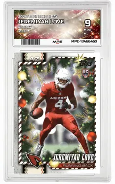 2026 TOPPS HOLIDAY HOLIDAY #159 JEREMIYAH LOVE MPE 9 MINT — graded card up for auction