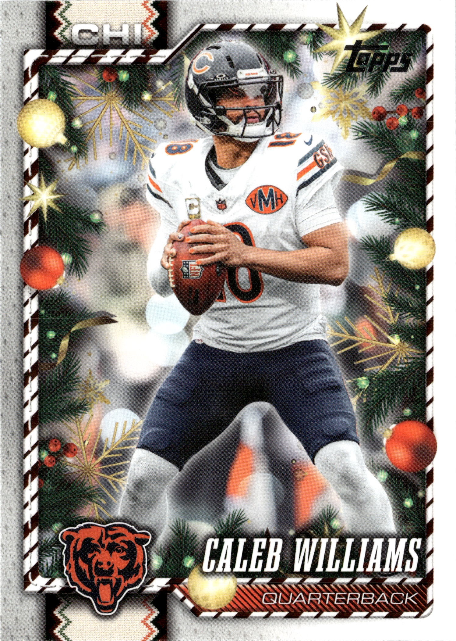 2026 Topps Holiday Caleb Williams graded slab