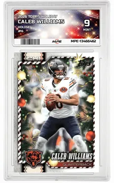 2026 TOPPS HOLIDAY HOLIDAY #16 CALEB WILLIAMS MPE 9 MINT — graded card up for auction