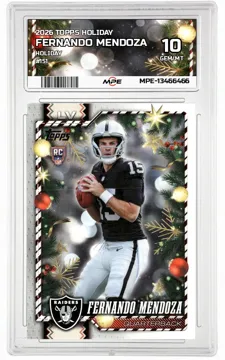 2026 TOPPS HOLIDAY HOLIDAY #151 FERNANDO MENDOZA MPE 10 GEM/MT — graded card up for auction