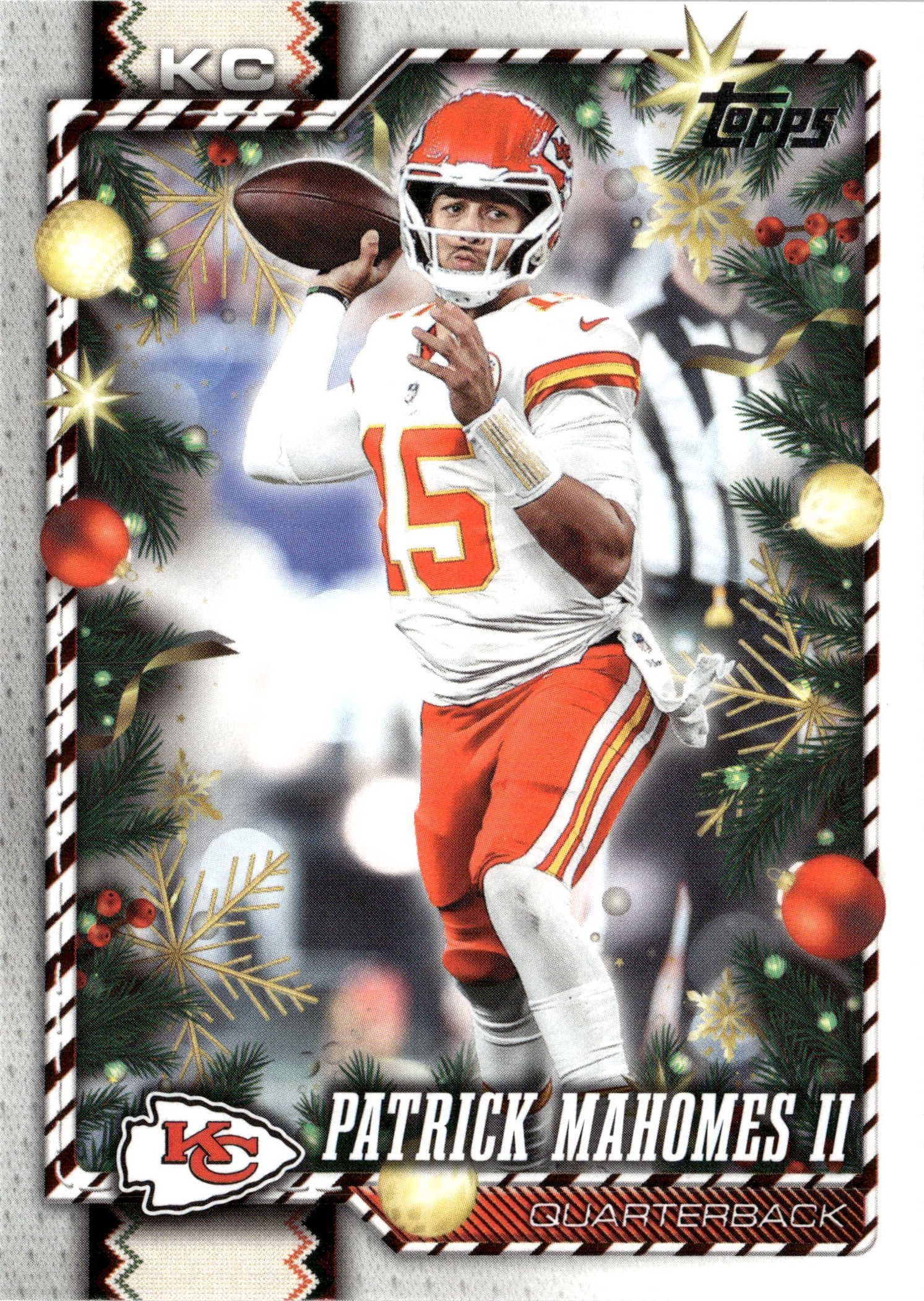 2026 Topps Holiday Patrick Mahomes II graded slab