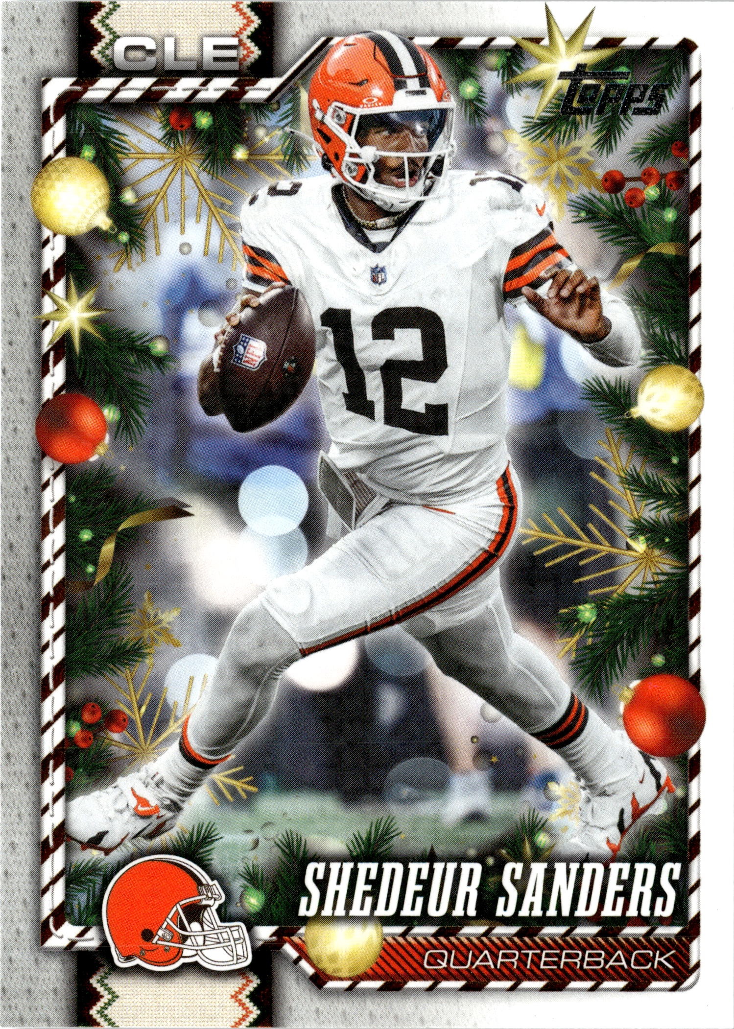 2026 Topps Holiday Shedeur Sanders graded slab
