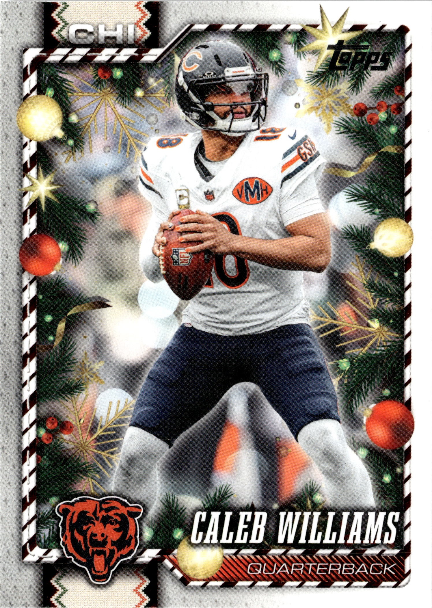 2026 Topps Holiday Caleb Williams graded slab