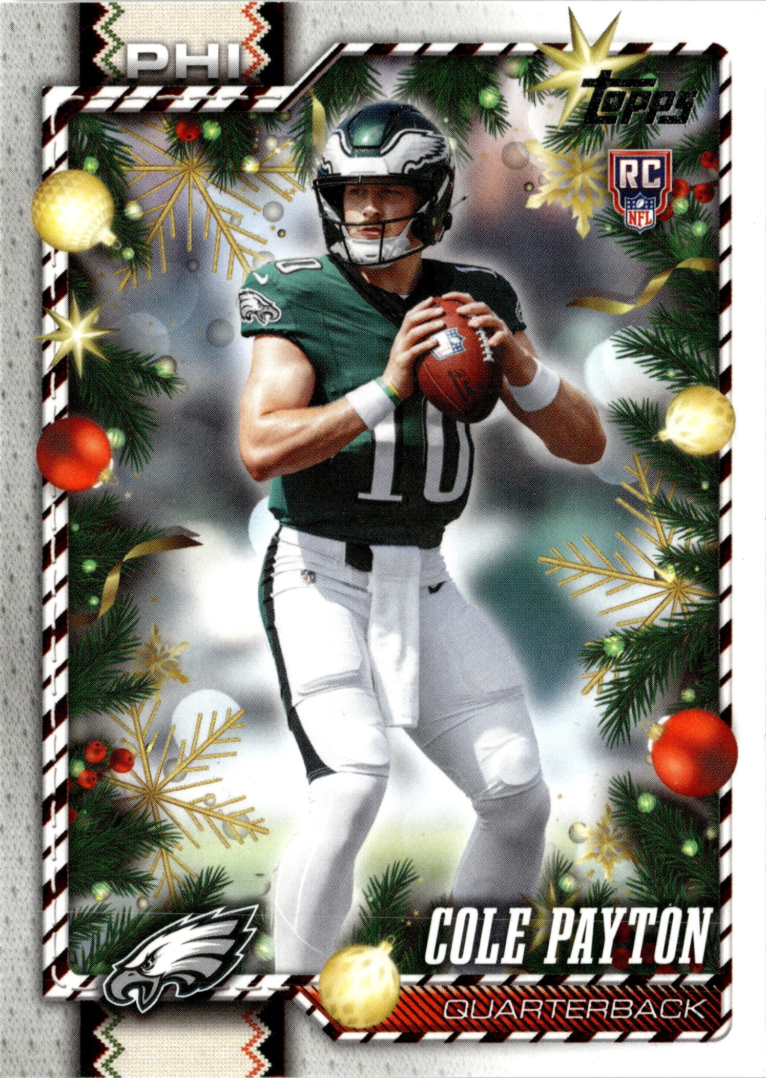 2026 Topps Holiday Cole Payton graded slab