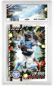2026 TOPPS HOLIDAY HOLIDAY #97 CAM WARD MPE 10 GEM/MT — graded card up for auction