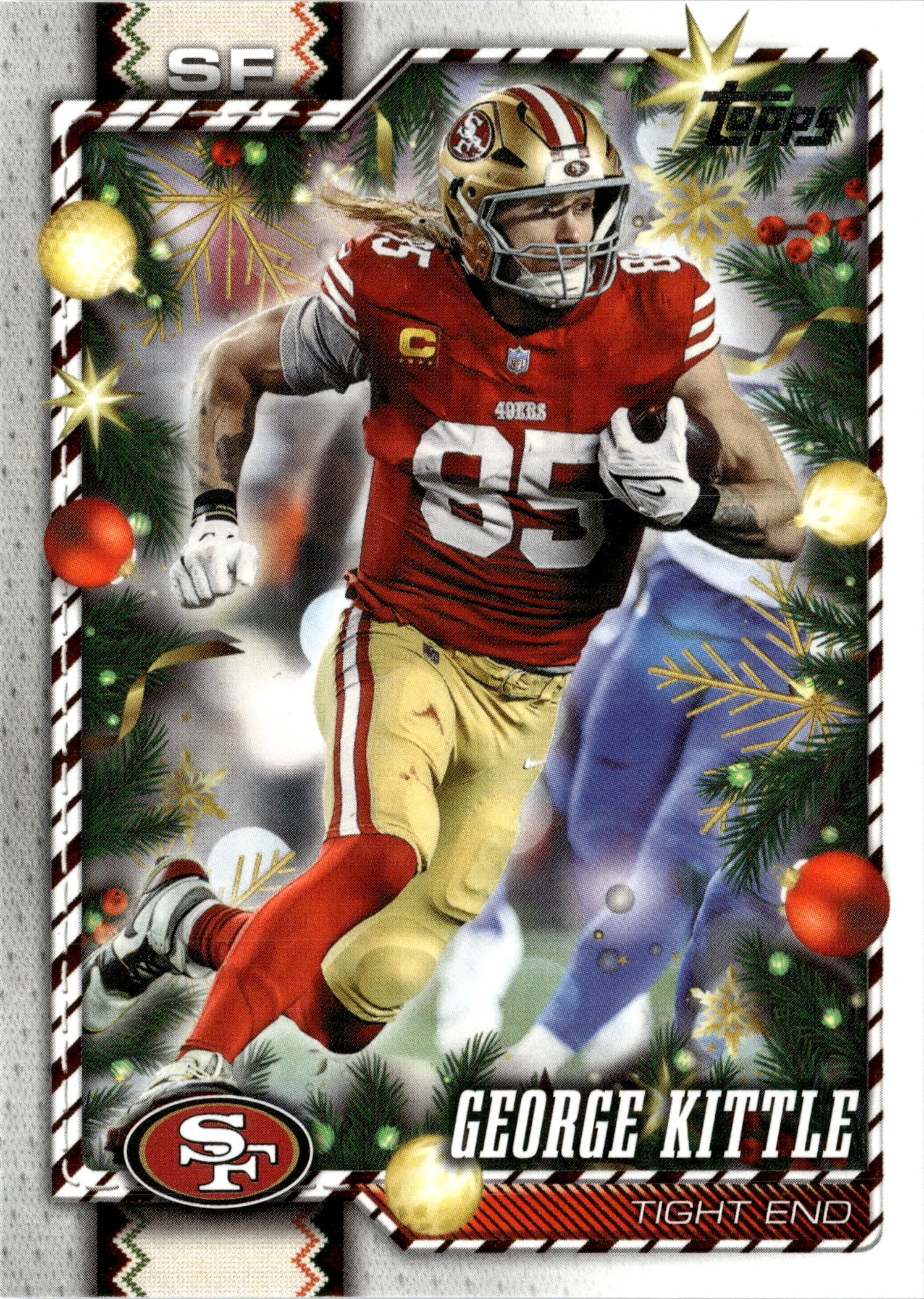 2026 Topps Holiday George Kittle graded slab