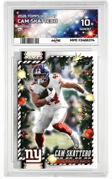 2026 TOPPS HOLIDAY HOLIDAY #75 CAM SKATTEBO MPE 10 GEM/MT — graded card up for auction