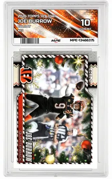 2026 TOPPS HOLIDAY HOLIDAY #23 JOE BURROW MPE 10 GEM/MT — graded card up for auction