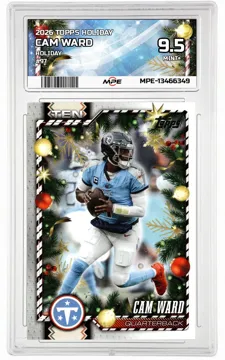 2026 TOPPS HOLIDAY HOLIDAY #97 CAM WARD MPE 9.5 MINT+ — graded card up for auction
