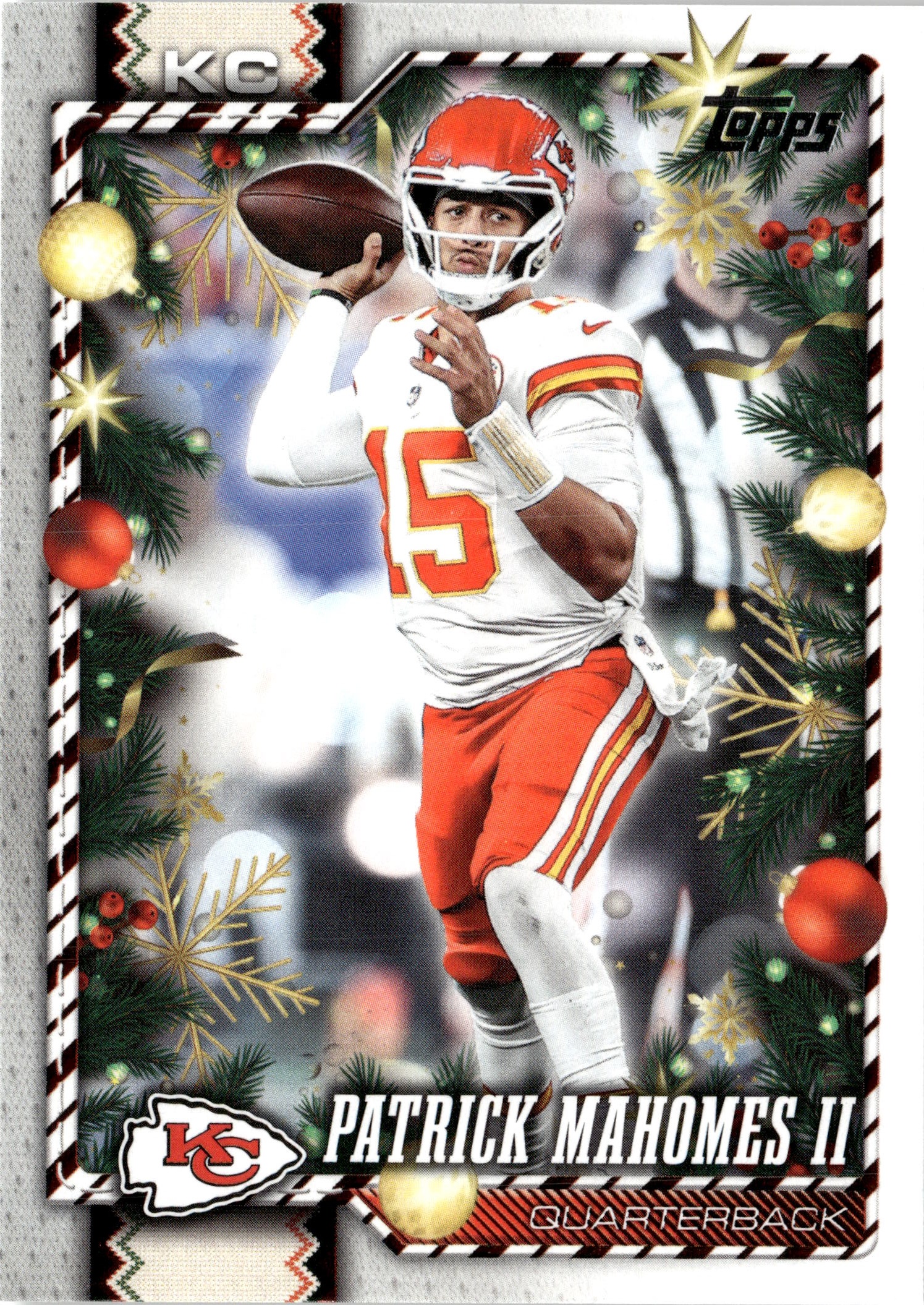 2026 Topps Holiday Patrick Mahomes II graded slab