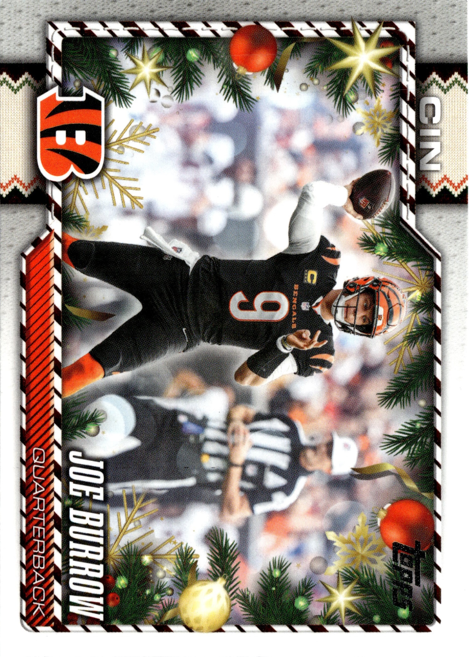 2026 Topps Holiday Joe Burrow graded slab