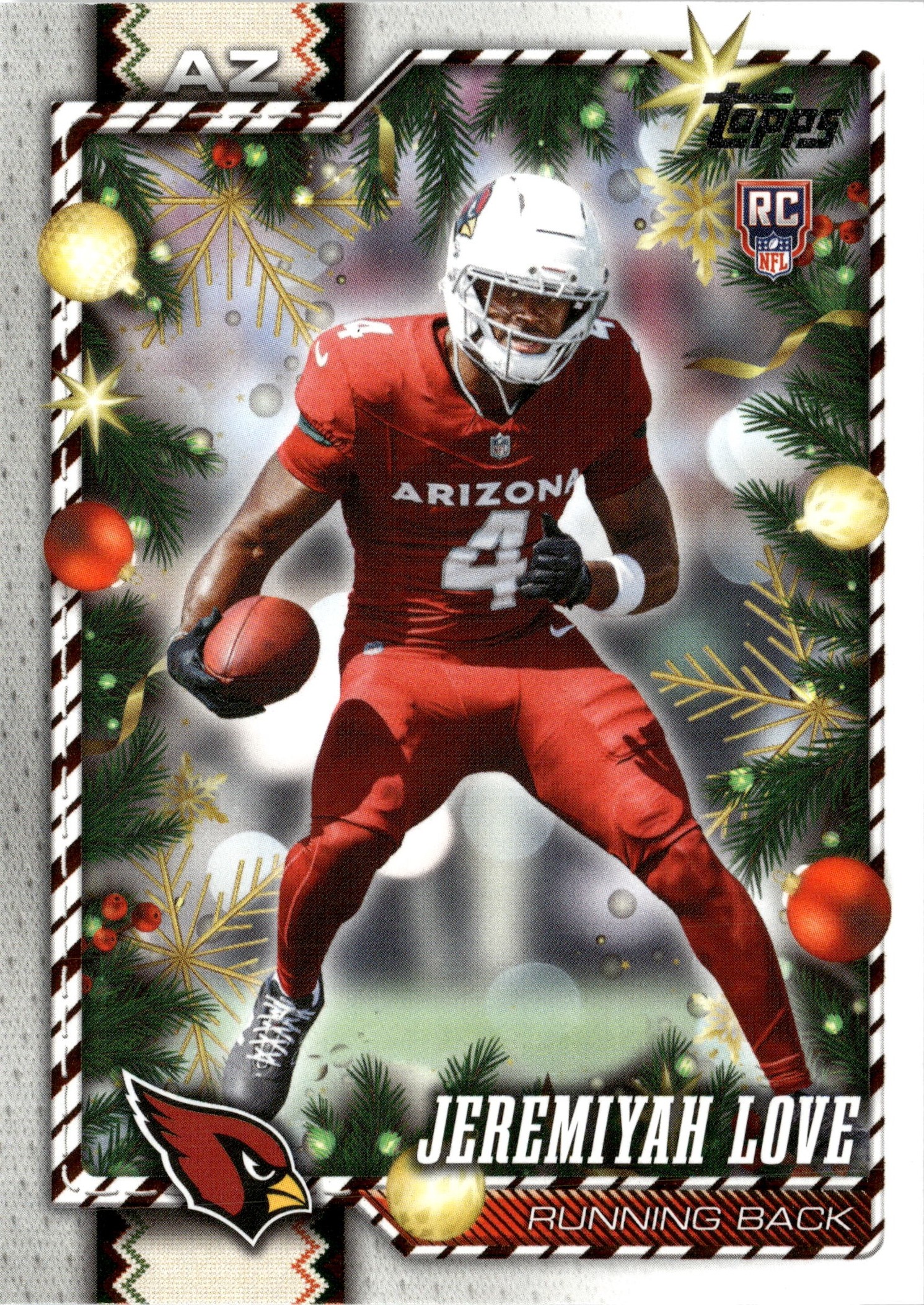 2026 Topps Holiday Jeremiyah Love graded slab
