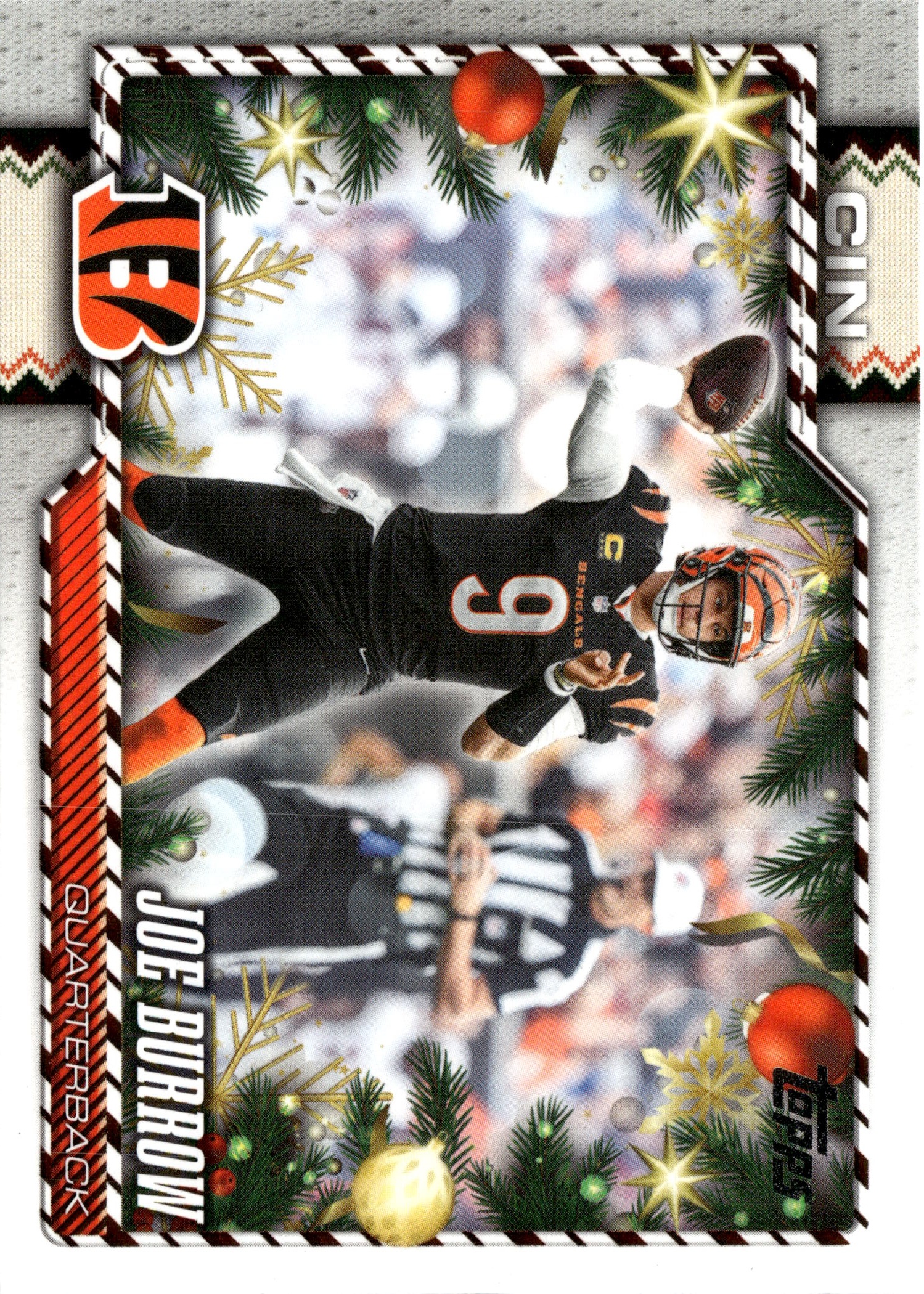 2026 Topps Holiday Joe Burrow graded slab