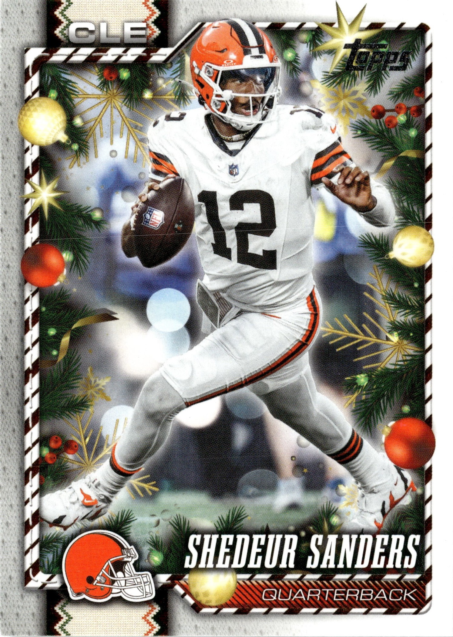 2026 Topps Holiday Shedeur Sanders graded slab