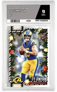 2026 TOPPS HOLIDAY HOLIDAY #152 TY SIMPSON MPE 9 MINT — graded card up for auction