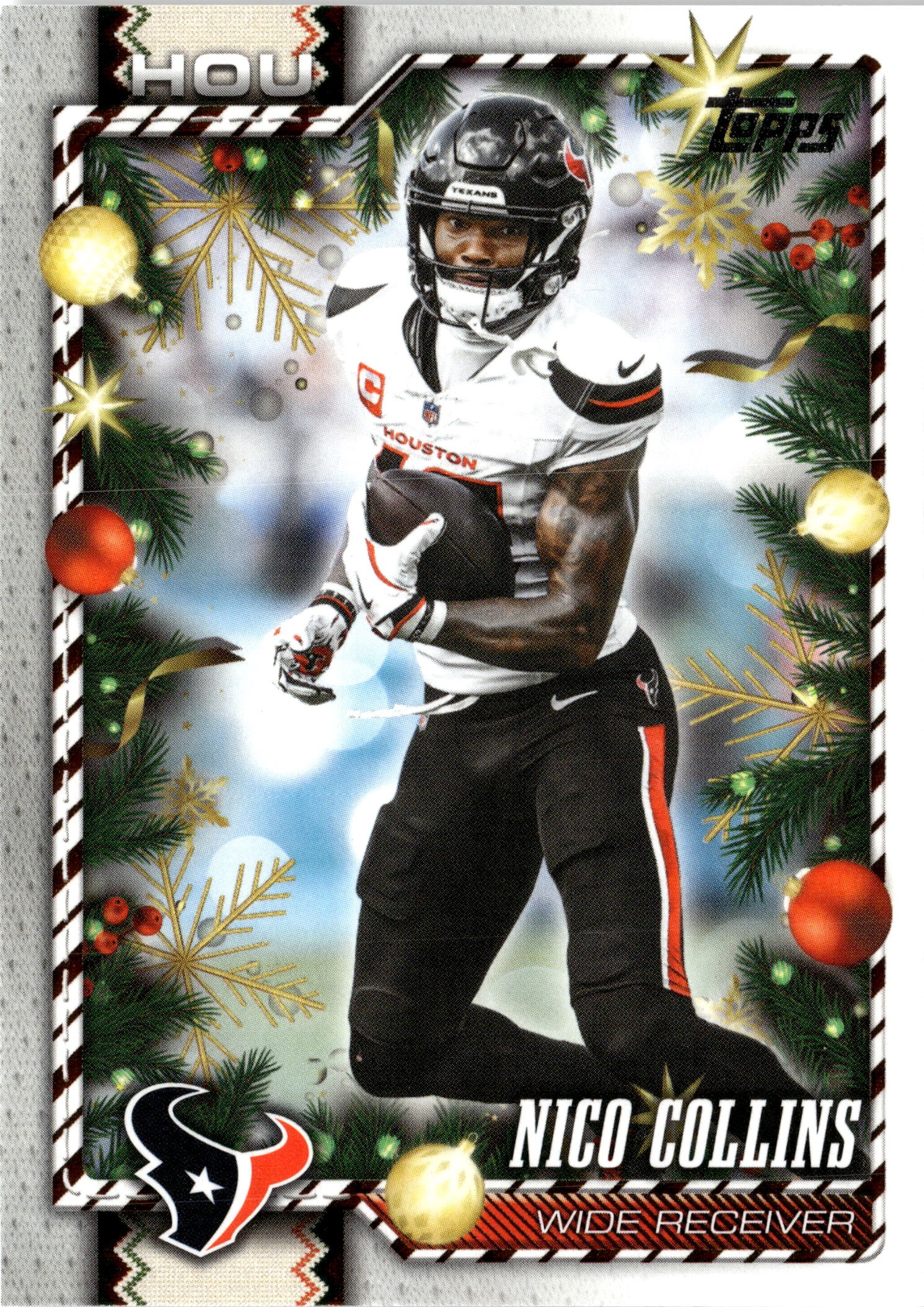 2026 Topps Holiday Nico Collins graded slab