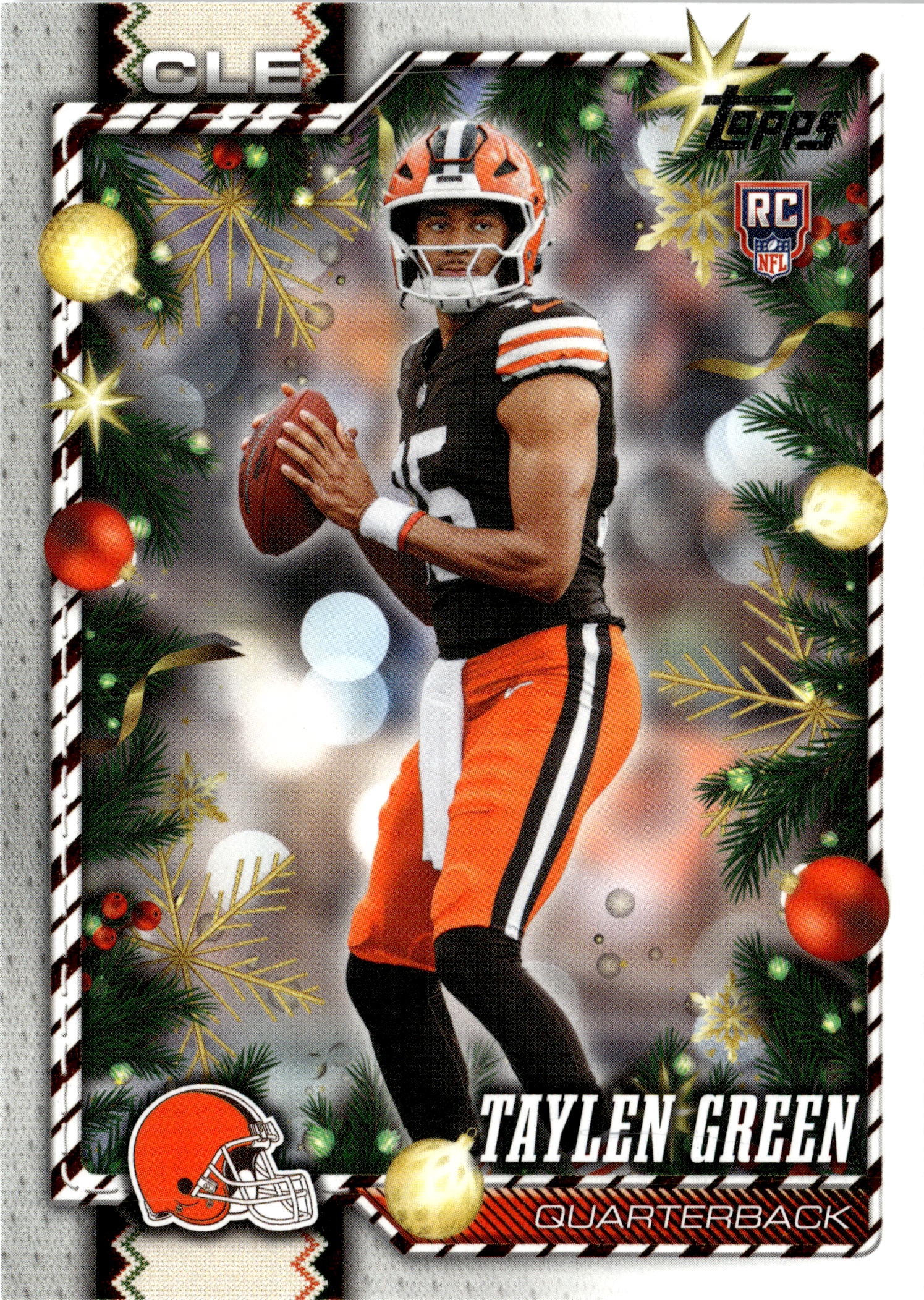 2026 Topps Holiday Taylen Green graded slab