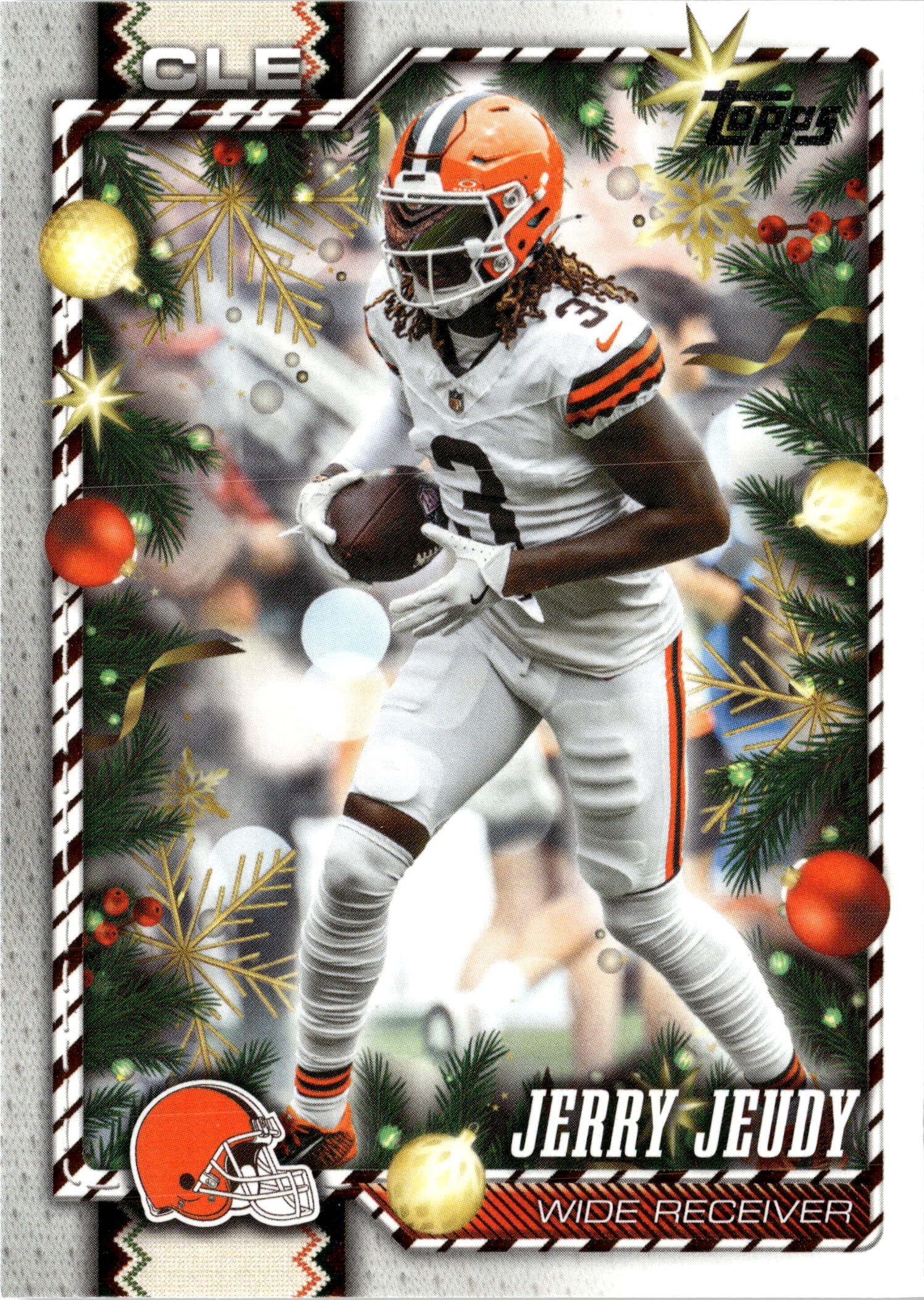 2026 Topps Holiday Jerry Jeudy graded slab