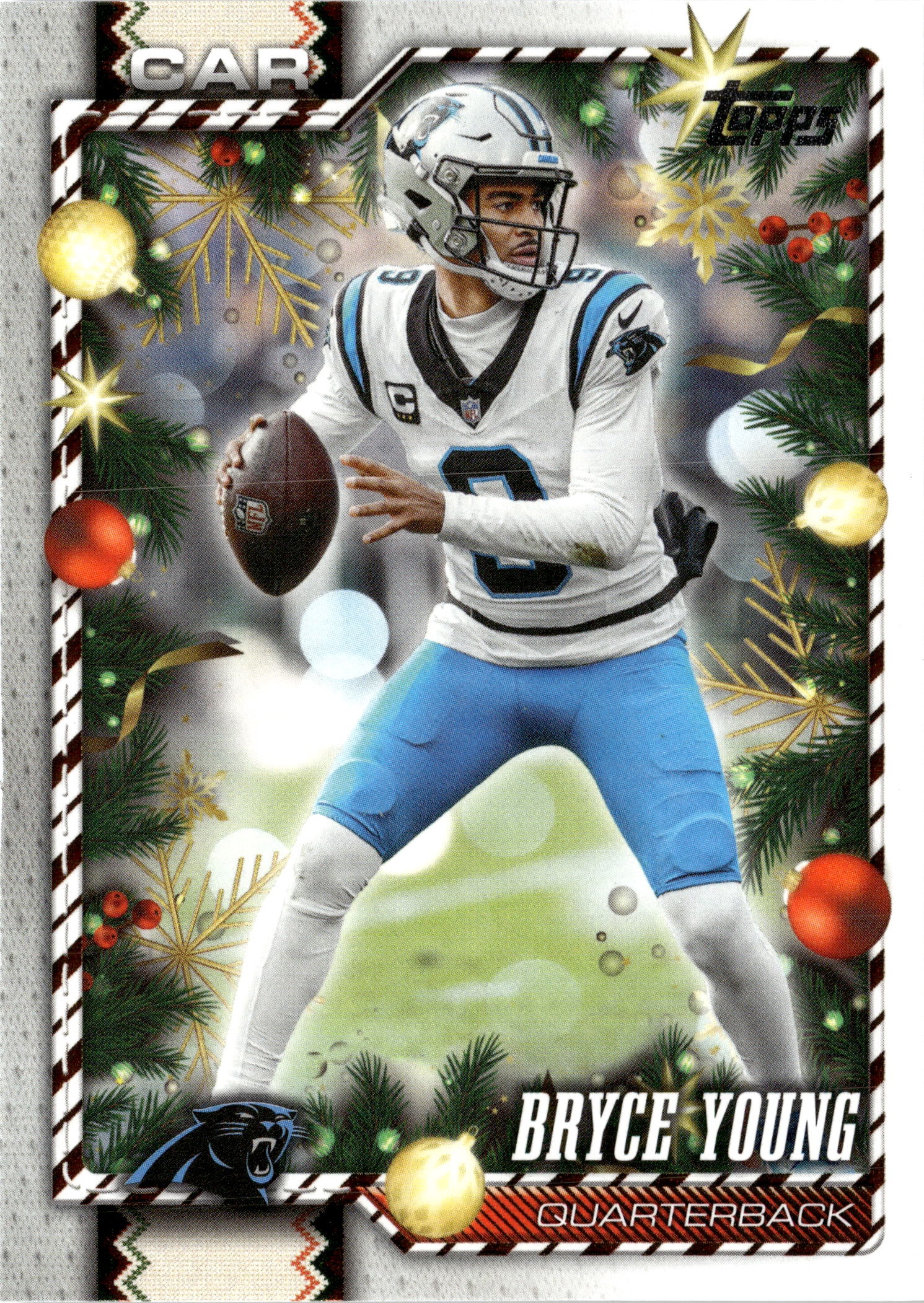 2026 Topps Holiday Bryce Young graded slab