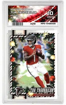 2026 TOPPS HOLIDAY HOLIDAY #4 TUA TAGOVAILOA MPE 10 GEM/MT — graded card up for auction