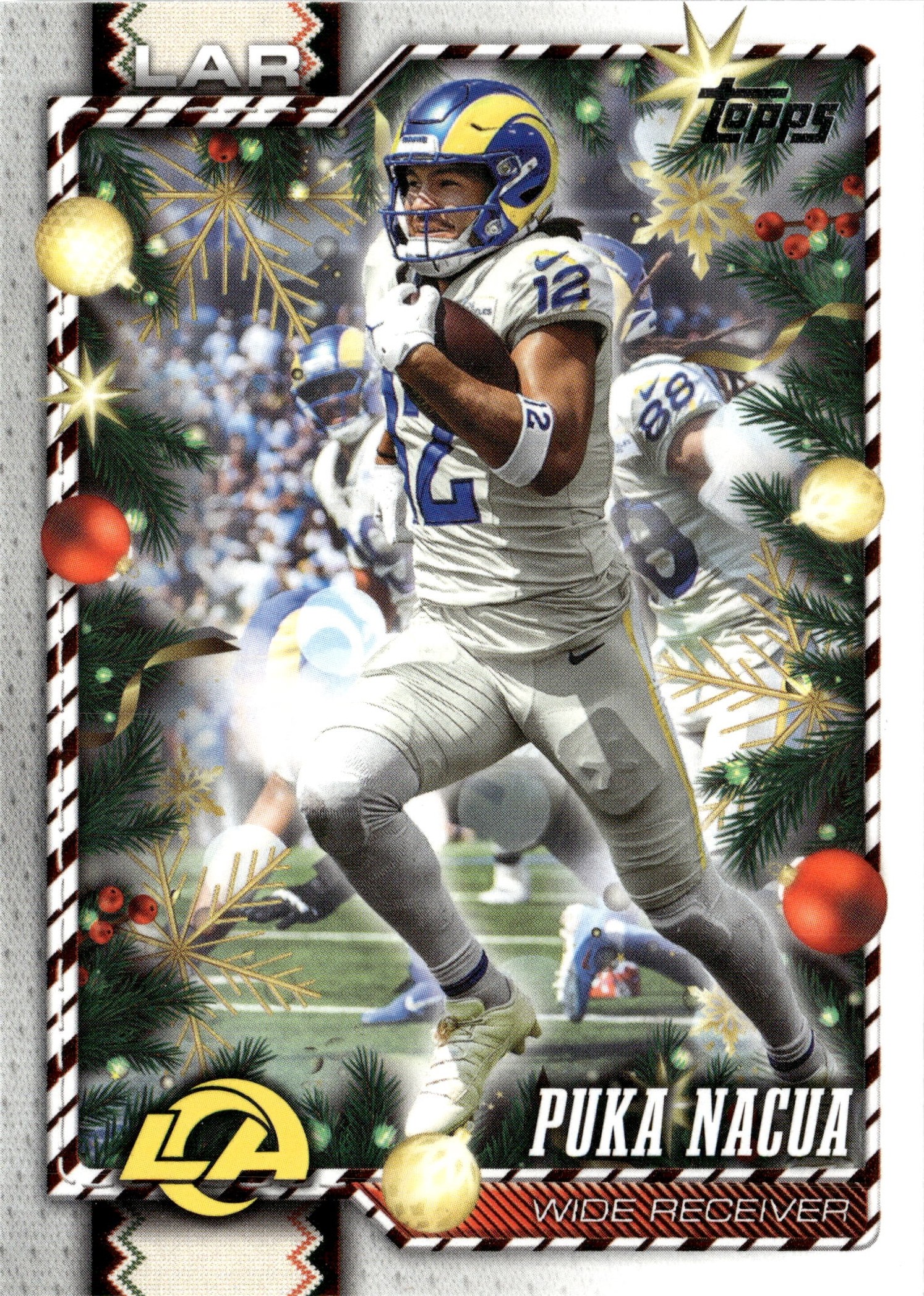 2026 Topps Holiday Puka Nacua graded slab