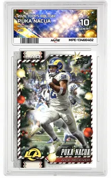 2026 TOPPS HOLIDAY HOLIDAY #55 PUKA NACUA MPE 10 GEM/MT — graded card up for auction