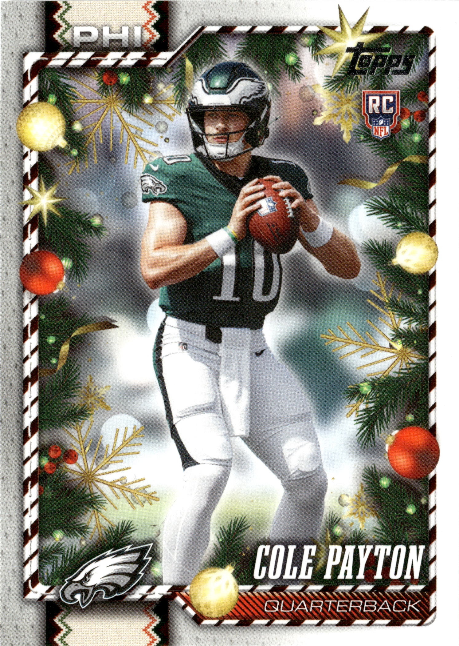 2026 Topps Holiday Cole Payton graded slab