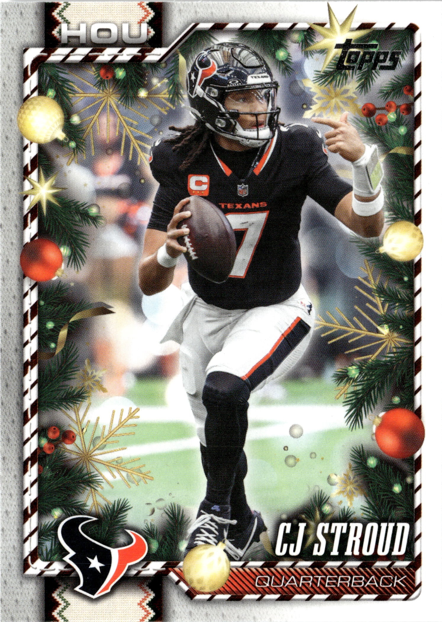 2026 Topps Holiday Cj Stroud graded slab