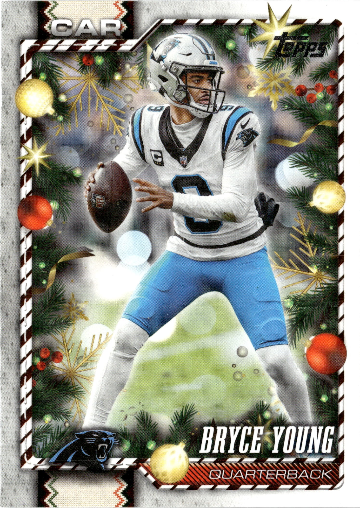 2026 Topps Holiday Bryce Young graded slab