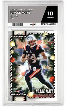 2026 TOPPS HOLIDAY HOLIDAY #68 DRAKE MAYE MPE 10 GEM/MT — graded card up for auction