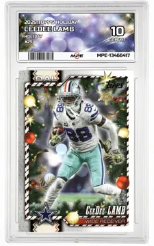 2026 TOPPS HOLIDAY HOLIDAY #29 CEEDEE LAMB MPE 10 GEM/MT — graded card up for auction
