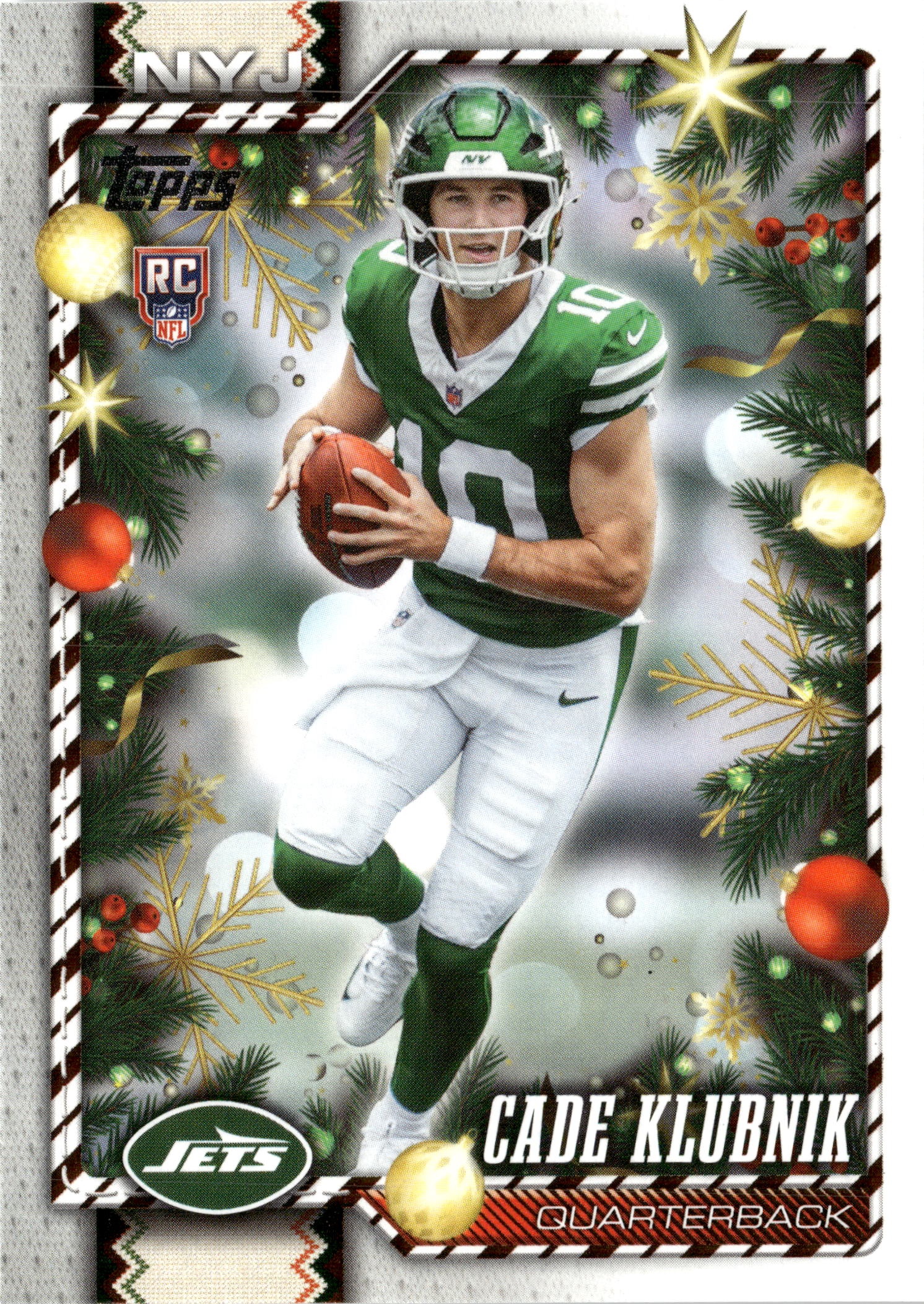 2026 Topps Holiday Cade Klubnik graded slab