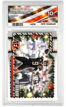 2026 TOPPS HOLIDAY HOLIDAY #23 JOE BURROW MPE 10 GEM/MT — graded card up for auction