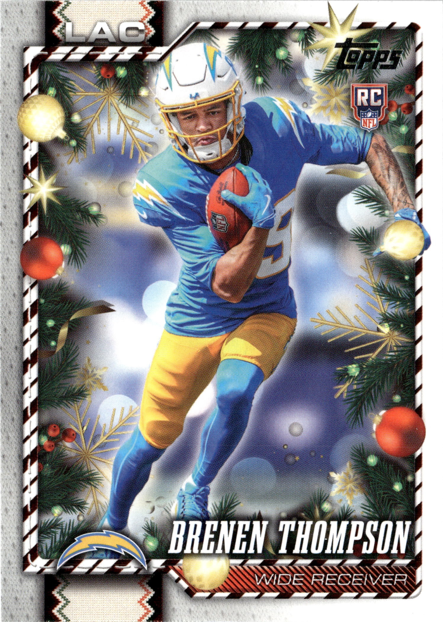 2026 Topps Holiday Brennen Thompson graded slab