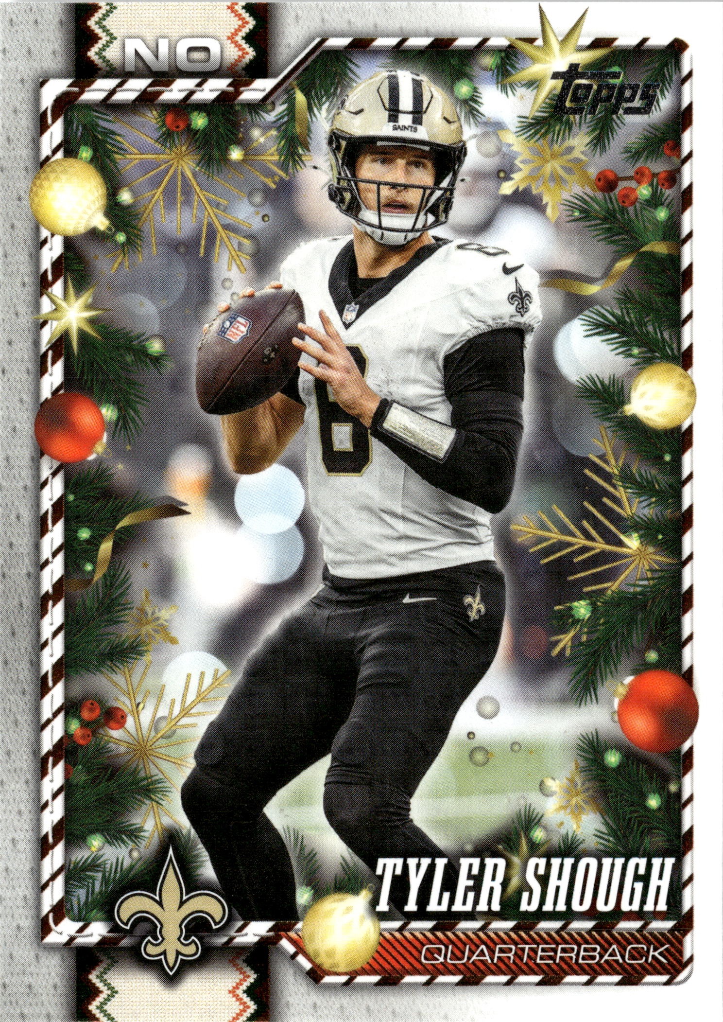 2026 Topps Holiday Tyler Shough graded slab