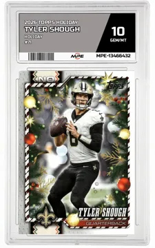 2026 TOPPS HOLIDAY HOLIDAY #71 TYLER SHOUGH MPE 10 GEM/MT — graded card up for auction