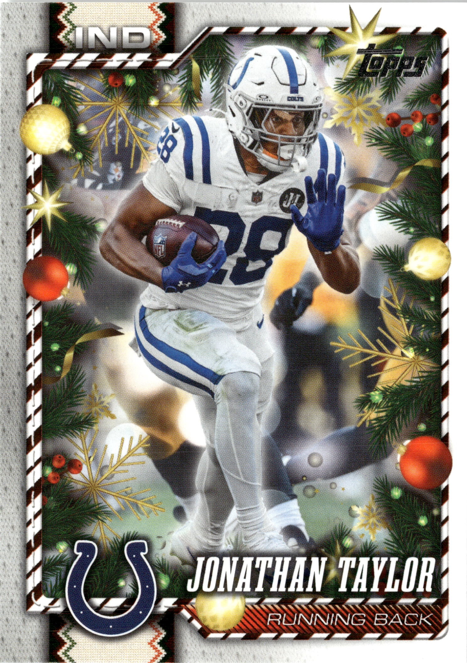 2026 Topps Holiday Jonathan Taylor graded slab