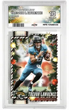 2026 TOPPS HOLIDAY HOLIDAY #48 TREVOR LAWRENCE MPE 10 GEM/MT — graded card up for auction