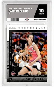2025 CAITLIN CLARK CHRON #7 CAITLIN CLARK MPE 10 GEM/MT — graded card up for auction
