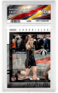 2025 CAITLIN CLARK CHRON #49 CAITLIN CLARK MPE 10 GEM/MT — graded card up for auction